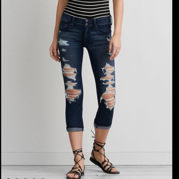 ae artist crop jeans